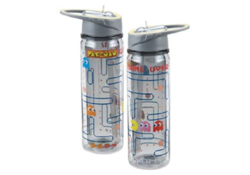 Vandor 69075 PAC-MAN 18 Ounce Tritan Water Bottle Multicolored
