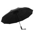 thumbnail image 2 of MuGu (Black) Windscreen travel umbrella automatically opens and closes foldable small compact 10&8 rib backpack car travel essential bag rainproof umbrella, 2 of 5