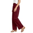 thumbnail image 4 of Tsivenald Womens Cargo Jeans High Waist Multi Utility Pockets Loose Straight Leg Classic Denim Workwear Trousers, 4 of 8