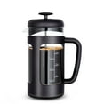 thumbnail image 1 of Easyworkz French Press 34 oz Coffee Tea Maker Cafetiere with Borosilicate Glass Black, Soft Grip Handle, 1 of 5