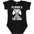 thumbnail image 3 of Inktastic Player 3 Has Joined the Game Boys or Girls Baby Bodysuit, 3 of 5