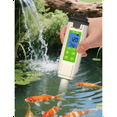 thumbnail image 2 of Testeur de Qualité de l'Eau 7 en 1 PH/EC/TDS/SEL/ORP/Emperature/ Fish Tank Pwimming Pool Analyseur de Qualité de l'Eau, 1 x 7 en 1, Blanc & Vert, 2 of 8