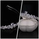 thumbnail image 2 of KAKOWELY Tiara de corona de diamantes de imitación, tocado de corona de novia, tocado de boda brillante, banda para el cabello, 2 of 5