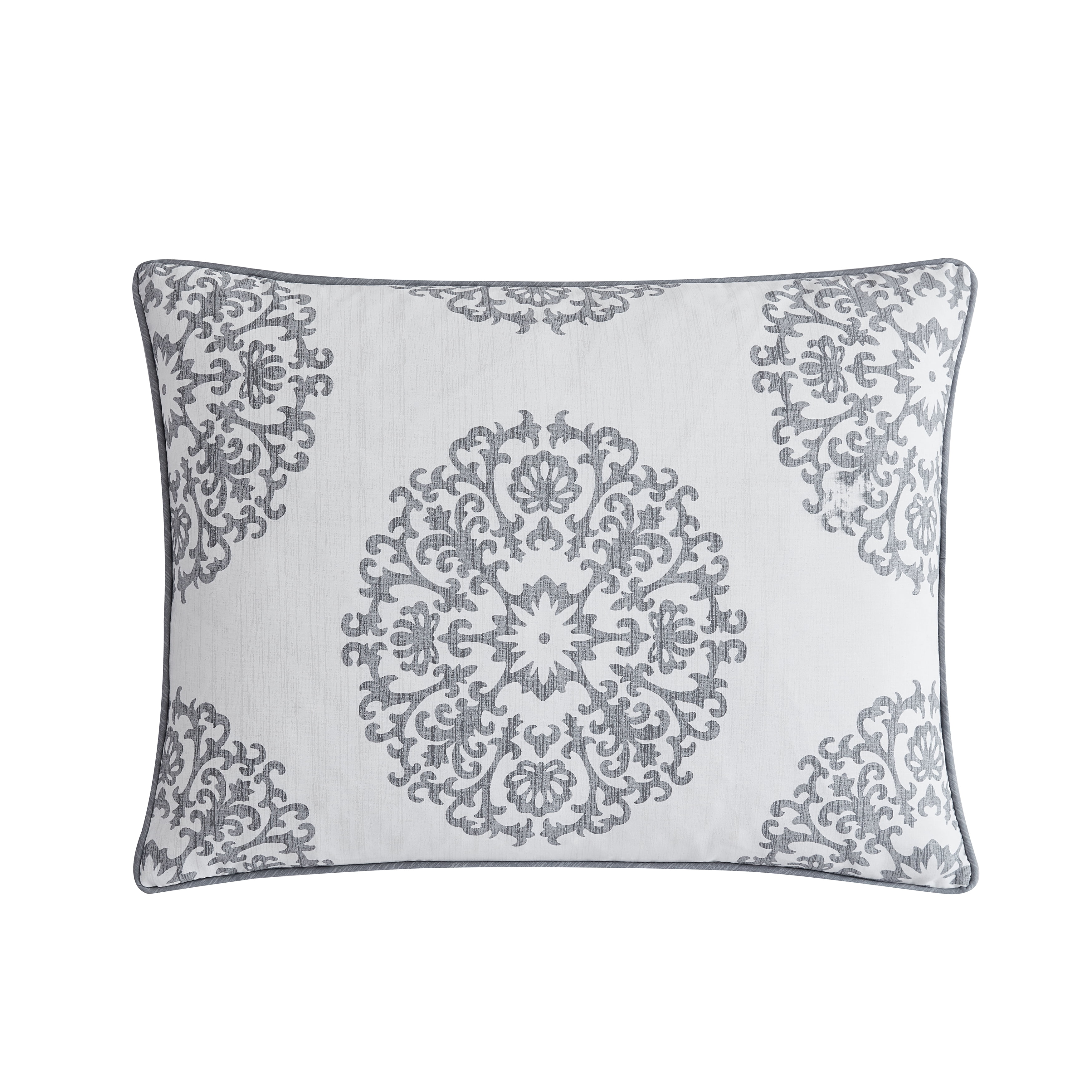 Stone Cottage - Queen Duvet Cover Set, Reversible Cotton Sateen Bedding with Matching Shams, All Season Home Decor (Bristol Grey, Queen)