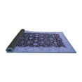 thumbnail image 2 of Ahgly Company Indoor Square Oriental Blue Traditional Area Rugs, 8' Square, 2 of 4