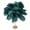 Dark Green, variant on YAHHU Modern Feather Table Lamp Touch Control 3-Color Dimmable USB Bedside Desk Light for Bedroom Living Room Nursery Home Decor (White, 21.7 inches / 55 cm)