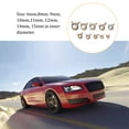 thumbnail image 3 of fastboy 100 Pieces Fuel Hose Clip 10 Adjustable Automotive Clamp Reusable Optional Systems Parts Air Tube Fastener, 3 of 6