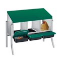 thumbnail image 2 of EDTara Metal Chicken Nesting Box Provides Sturdy Galvanized Steel Build and a Convenient Removable Roll-Out Tray, Ensuring Easy Egg Gathering and Cleaning for Backyard or Farm Poultry Setups, 2 of 9