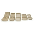 thumbnail image 7 of 100% Compostable Disposable Food Containers with Lids [9”X9” 3-Comp 200 Pack] Eco-Friendly Take-Out TO-GO Containers, Heavy-Duty, Biodegradable, Unbleached by KriKac, 7 of 7