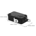 thumbnail image 2 of BESTYASH 10Pcs Black Microwave Door Switch Replacement Part for Quick Kitchen Appliance Fix, 2 of 8