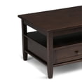 thumbnail image 5 of WyndenHall  Norfolk Wood Transitional Coffee Table - 48 Inches wide Tobacco Brown Stained,Lacquer, 5 of 5