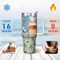 thumbnail image 4 of 40 Oz Dachshund Tumbler with Handle and Straw, Dog Travel Mug Water Bottle, Stainless Steel Insulated Cup with Lid and Straw, Birthday Christmas Gifts, 4 of 7