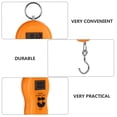 thumbnail image 4 of Báscula electrónica portátil con gancho y capacidad de 50 kg (naranja), 4 of 6