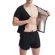 thumbnail image 3 of Hombres Chaleco De Sudor Adelgazamiento Sauna Entrenamiento Camiseta Sin Mangas Cremallera Body Sculpting Ropa Para Correr Baloncesto Boxeo qarigey OD014817-02, 3 of 6