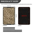 thumbnail image 3 of FUIALDOLG Leopard Print RV Door Window Shade, Foldable Hook and Loop Fastener RV Blackout Window Cover, UV Rays Protection for Camper Trailer Door, Light-resistant Fabric, 3 of 7