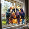 thumbnail image 3 of Beautiful Acrylic Window Hanging with Four Birds on a Branch, Vibrant Colors, Nature-Inspired Home Decor, Perfect for Brightening Windows, 3 of 3