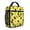 Ninja Cat Yellow Pattern, variant on Cat and Music Note Green Pattern Mini Insulated Lunch Bag, Beach Lunch Tote with Side Mesh Pocket & Adjustable Handle, Waterproof Oxford Gifts for Work School Outdoor