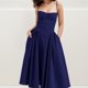 thumbnail image 1 of WILLBEST Vestido Maxi Vintage Francés Nuevo para Mujer, Vestido de Corte A Prueba de Viento, Vestido de Tirantes Dopa Wear Extra Grande, 1 of 3