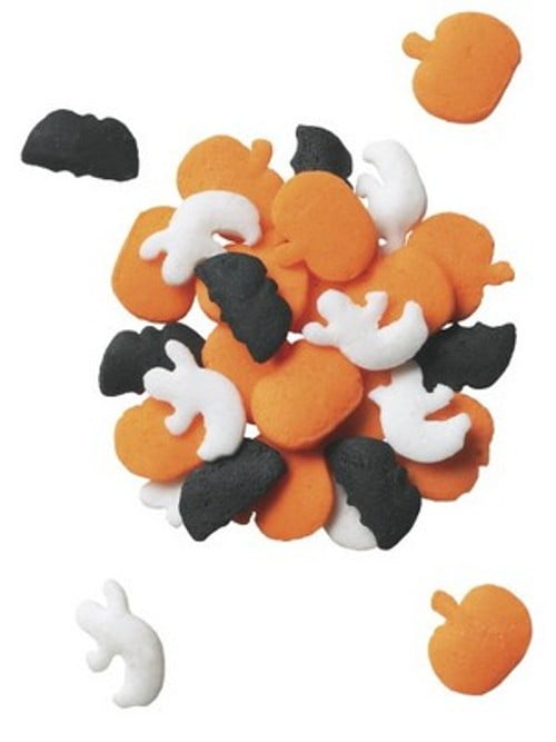 Spooky Halloween - Bats, Ghost, Pumpkin Edible Sprinkles - 8 oz