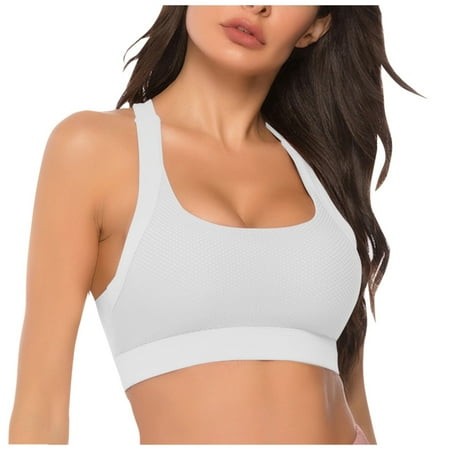 

Women s Cross Back No Steel Ring Outdoor Indoor Running Yoga Bra Vest Top Blouse