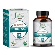 Just Jaivik Organic Haritaki Tablets 750mg 90 Tablets
