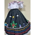 thumbnail image 3 of Colombian Campesina Dress - Handmade Applique, 3 of 13