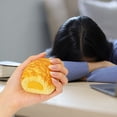 thumbnail image 5 of Rirozkan Squishies Sensory Stress Toys, Slow Rising Soft Fidget, Simulation Cream Puff Bread, Stress Relief Squeeze for Anxiety, 5 of 6