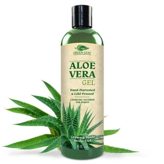 PURA D'OR Organic Aloe Vera Gel Lemongrass (16oz) All Natural