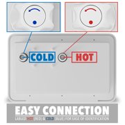 Leisure Coachworks LCW-SHWR-LKW, White Shower Box Kit, for RV Camper