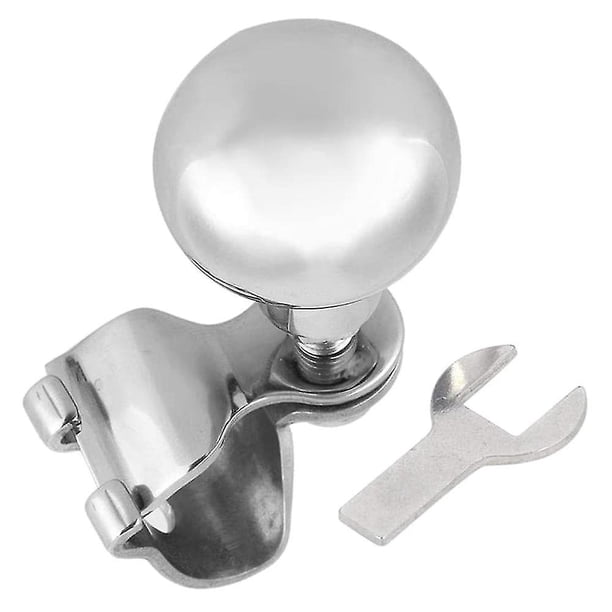 Perilla de agarre de bola con manija eléctrica para volante de acero inoxidable