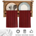 thumbnail image 5 of Red Plants Texture Kitchen Towels Set of 4, Vintage Country Trees Pattern Absorbent Dish Towels for Kitchen, Microfiber Hand Towel, Quick Drying Tea Towel for Cleaning Decorative Dishcloths, 5 of 7