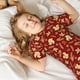 thumbnail image 5 of Balery Golden Squirrels Holiday Conjunto de Pijama Infantil de Manga Corta con Estampado – Ropa de Dormir de Algodón Suave-Large, 5 of 6
