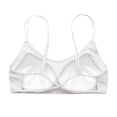 thumbnail image 2 of Gibobby Sujetador de espalda para mujer, ropa interior femenina, sostén de pecho envuelto, tirante de de fondo Sexy, sin tirantes de anillo de(Blanco,XG), 2 of 4