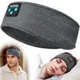 thumbnail image 1 of Auriculares para dormir con diadema Bluetooth Perytong, color gris oscuro, 1 of 1