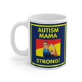 thumbnail image 3 of Autism Mama Strong White Ceramic Mug ( 2 sizes available), 3 of 7