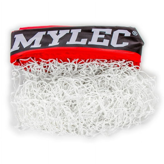 MyLec Indoor Hockey Net, Street Hockey Net Replacement, Durable, Lightweight & Portable, Easy to Assemble & Disassemble, Machine Wash, High-Grade Material Netting (Red/White, 54"x44")