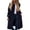 Black, variant on MGCWSH Womens Pea Coat Wool Single Double-Breasted Mid Long Trench Coat Winter Lapel Jacket Outwear Beige XL