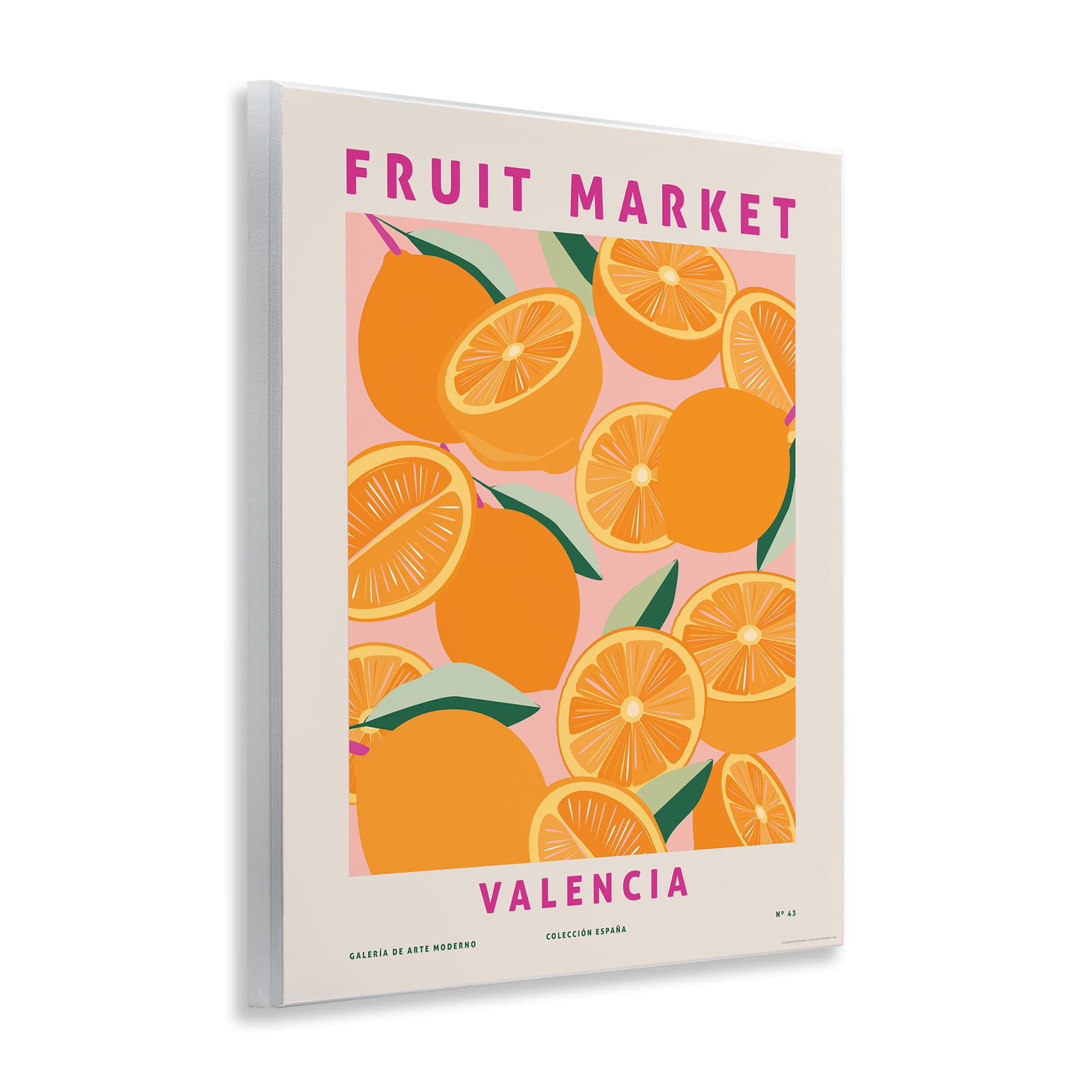 Stupell Industries Fruit Market Oranges Food & Beverage Painting Unframed Art Print Wall Art, 11 x 14