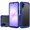 Blue, variant on For Samsung A08 4G / 07 4G / 07 5G Ultimate CaseX Transparent Hybrid Case with Metal Buttons And Camera Edges - Red