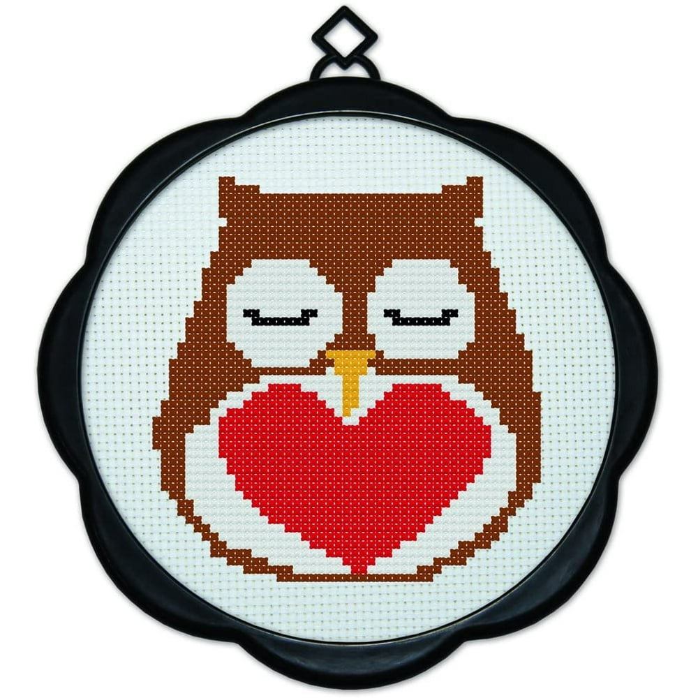 Maydear Full Range of Embroidery Starter Kits Stamped Cross Stitch Kits Beginners for DIY