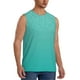 thumbnail image 2 of Fotbe Turquoise Glitter Men's Camiseta sin Mangas Estampada para Hombres, Playera Casual para Gimnasio, Entrenamiento, Playa-XX-Large, 2 of 7