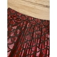 thumbnail image 4 of Zaldita Girls Full Length Leggings Kids Thick Warm Winter Leggings Scales Fish Pants Dancewear Activewear Burgundy 100, 4 of 7