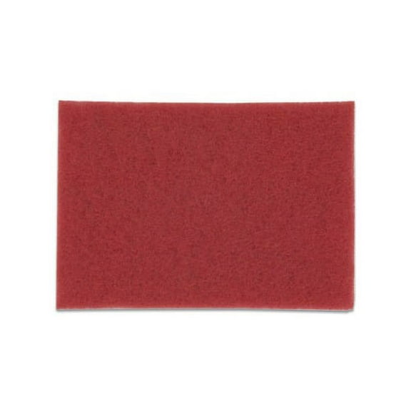 Buffer Floor Pads 5100 20 x 14, Red, 10/Carton