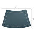 thumbnail image 6 of Unique Bargains 6Pcs Faux Leather Heat Resistant Placemats Peacock Green 20.1x11.8inch, 6 of 6