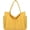 Yellow, variant on Kukuzhu Canvas Tote Bags for Women Handbag Large Tote Purse with Multiple Pockets Canvas Shoulder Bag for Office, Travel, School