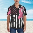thumbnail image 4 of Lsque Ribbon Breast Cancer Awareness pattern Hawaiian Shirt for Men, Unisex Summer Beach Casual Short Sleeve Button Down Shirts-XX-Large, 4 of 9