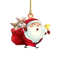 thumbnail image 1 of Decoraciones de Árbol de Navidad Colgante de Decoración de Fiesta de Vacaciones, 10x10cm Acrílico Lindo Formas Ornamentos para Corona de Árbol Chimenea Puerta Pared Escalera Barandilla Luces Del Árbol, 1 of 3