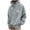 Gray, variant on LOVZFMLL Hoodies for Men, Football Print Loose Fit Hooded Sweatshirt Pullover Tops Casual Wear Fall Clothes with Pocket