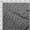 thumbnail image 3 of oneOone Georgette Viscose Gray Fabric Leaves Diy Clothing Quilting Fabric Print Fabric By Yard 42 Inch Wide, 3 of 4
