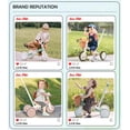 thumbnail image 4 of Triciclo LOL-FUN para niños pequeños de 1 a 3 años, bicicleta de equilibrio, 4 of 7